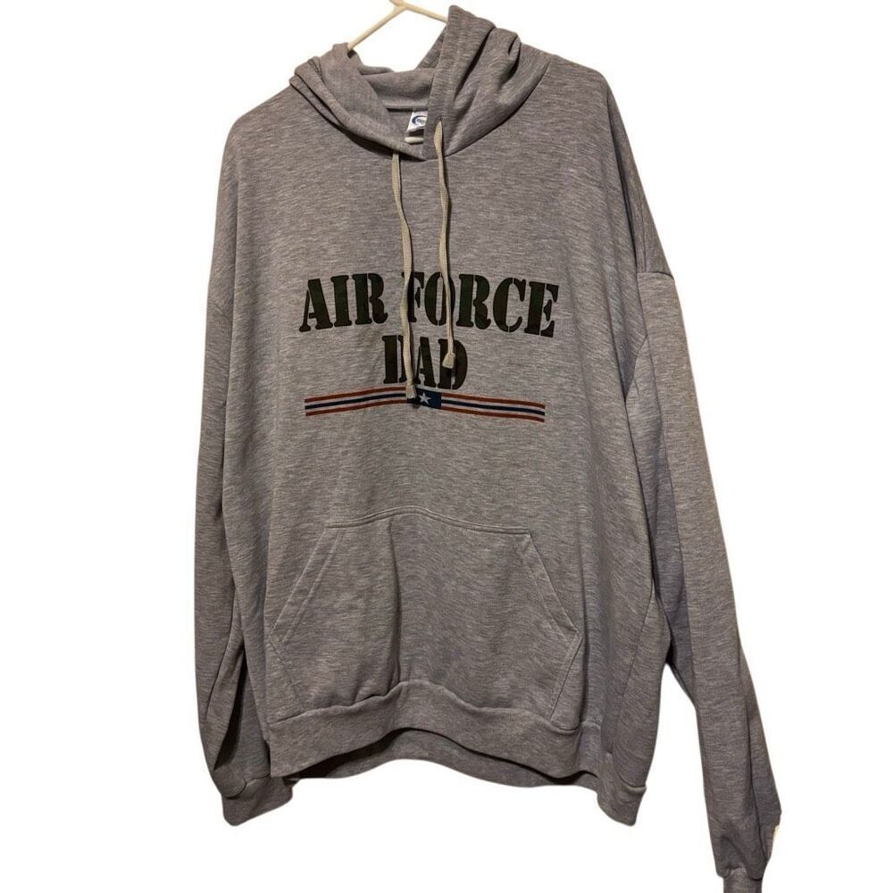 Air Force Dad Size 3XL Gray Hoodie